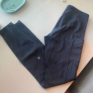 Dark gray 28” lululemon leggings speed up tight